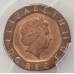 GREAT BRITAIN UK 2000 . TWENTY 20 PENCE . STRUCK ON COPPER FLAN